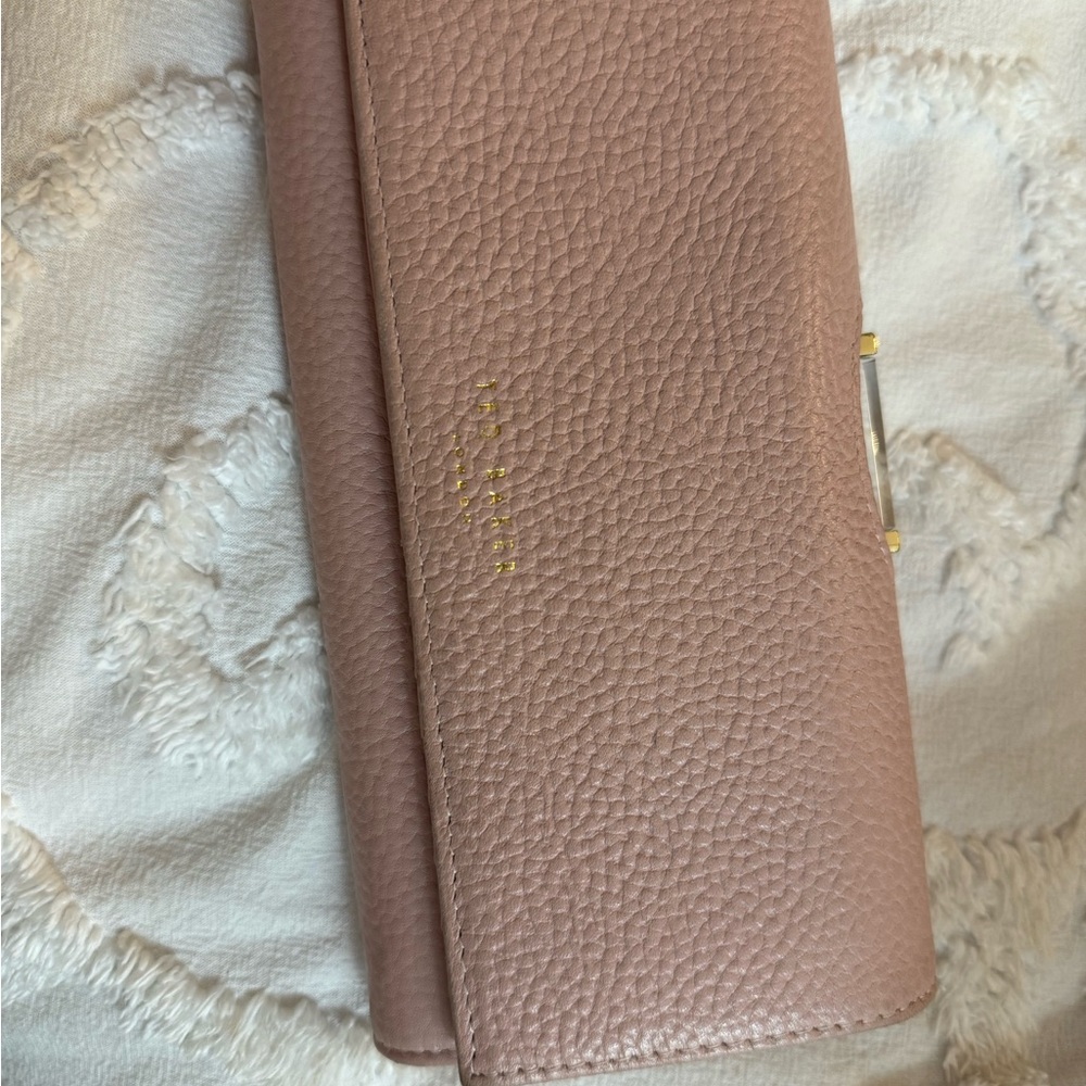 Ted Baker Pink and Gold Wallet